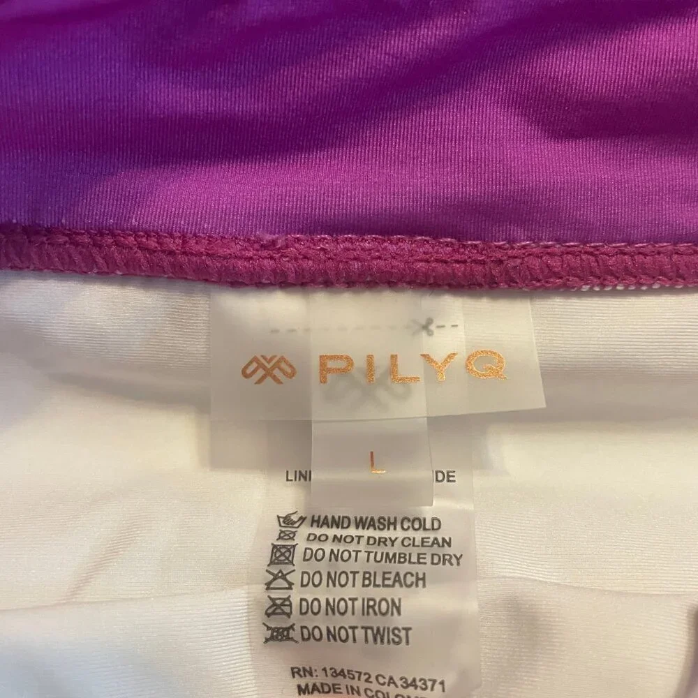 NEW PilyQ Ombre High Waisted Bikini Bottom Sz. L
